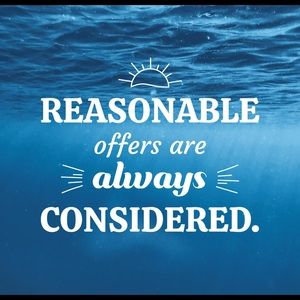 Reasonable offers always considered!